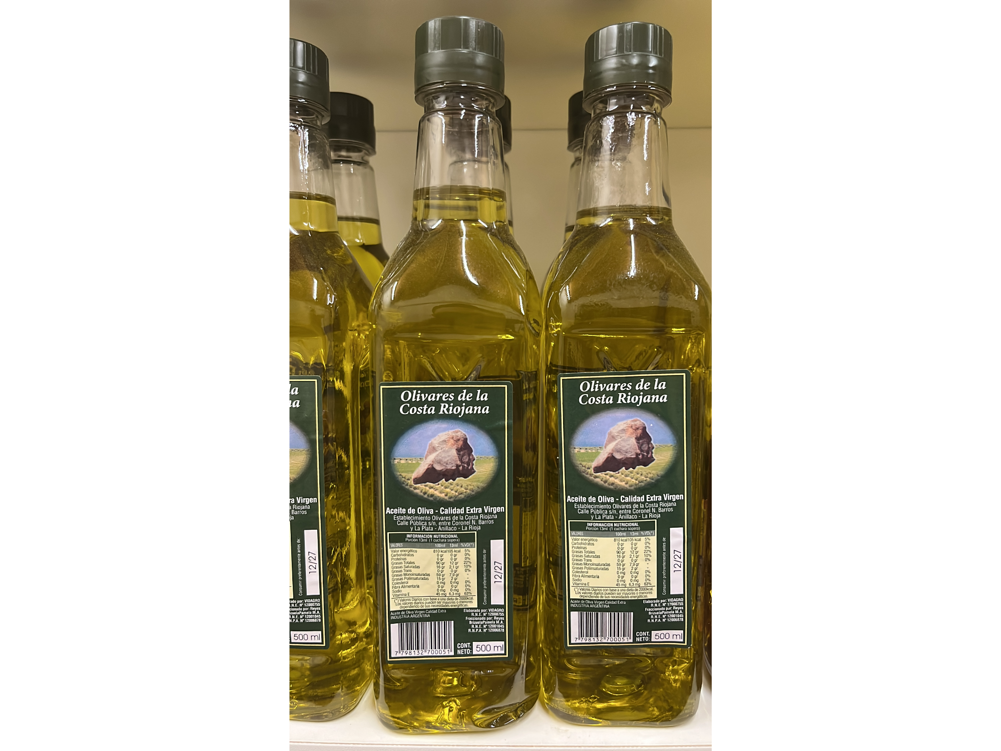 Aceite de Oliva 1/2L.