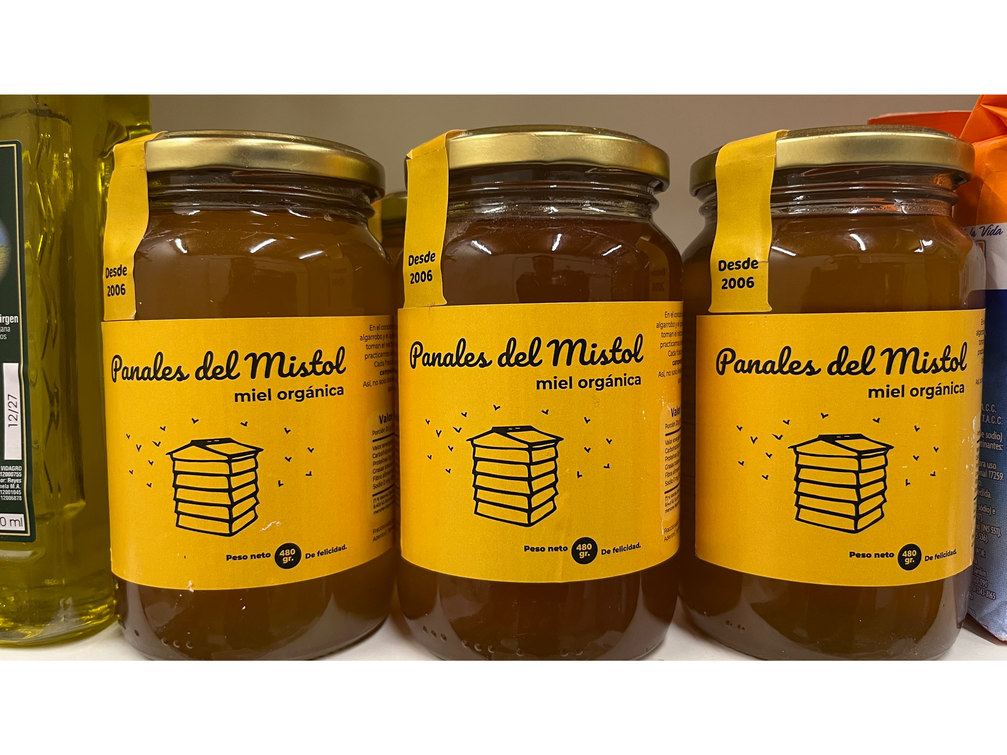 Miel Organica 480grs