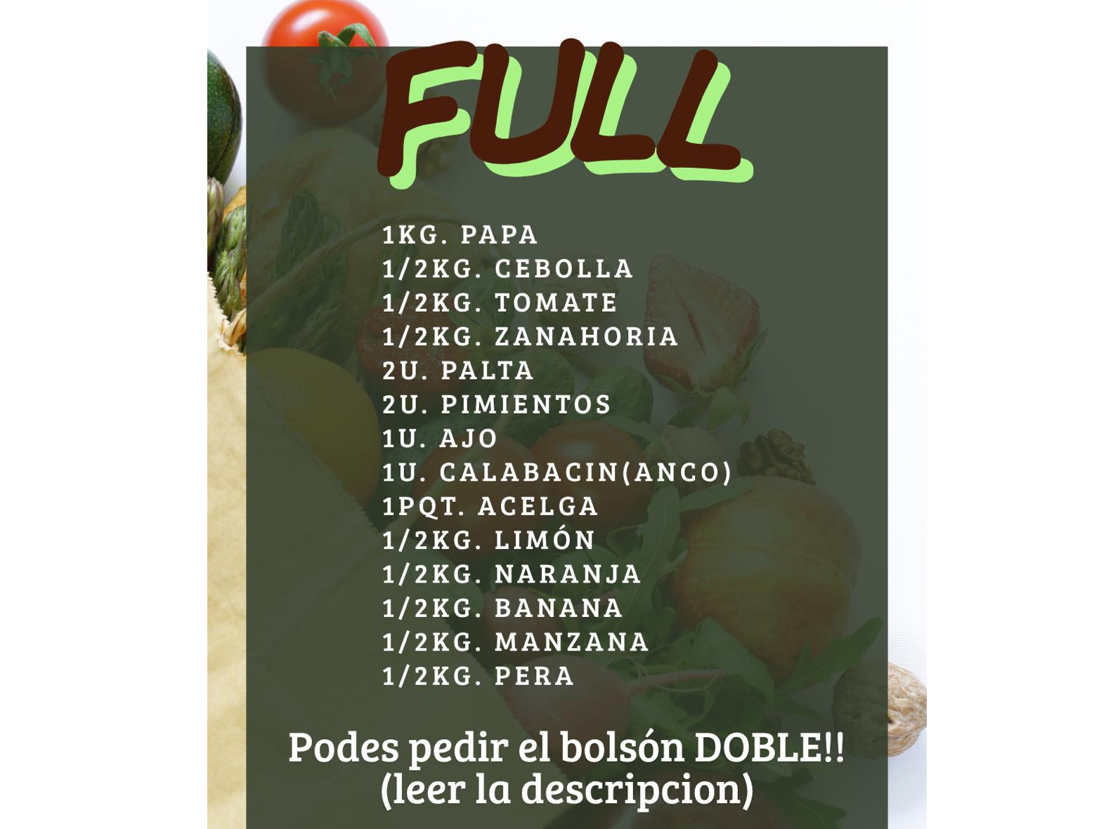 FULL de Noni's - Frutas y Verduras