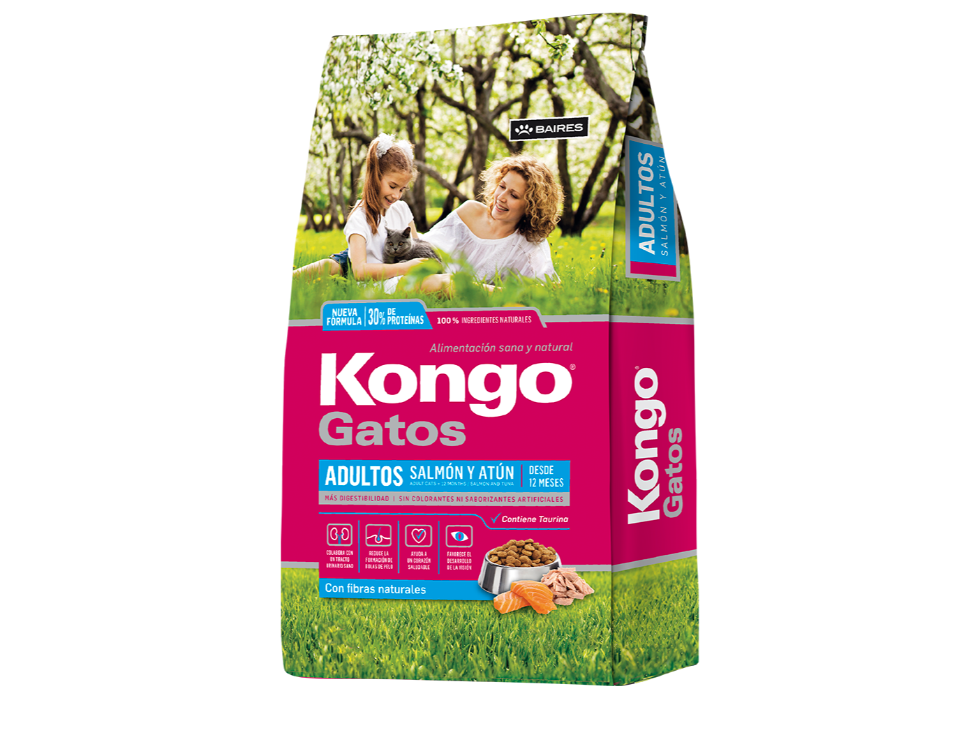 Kongo Gatos Natural Adulto Salmón y Atún