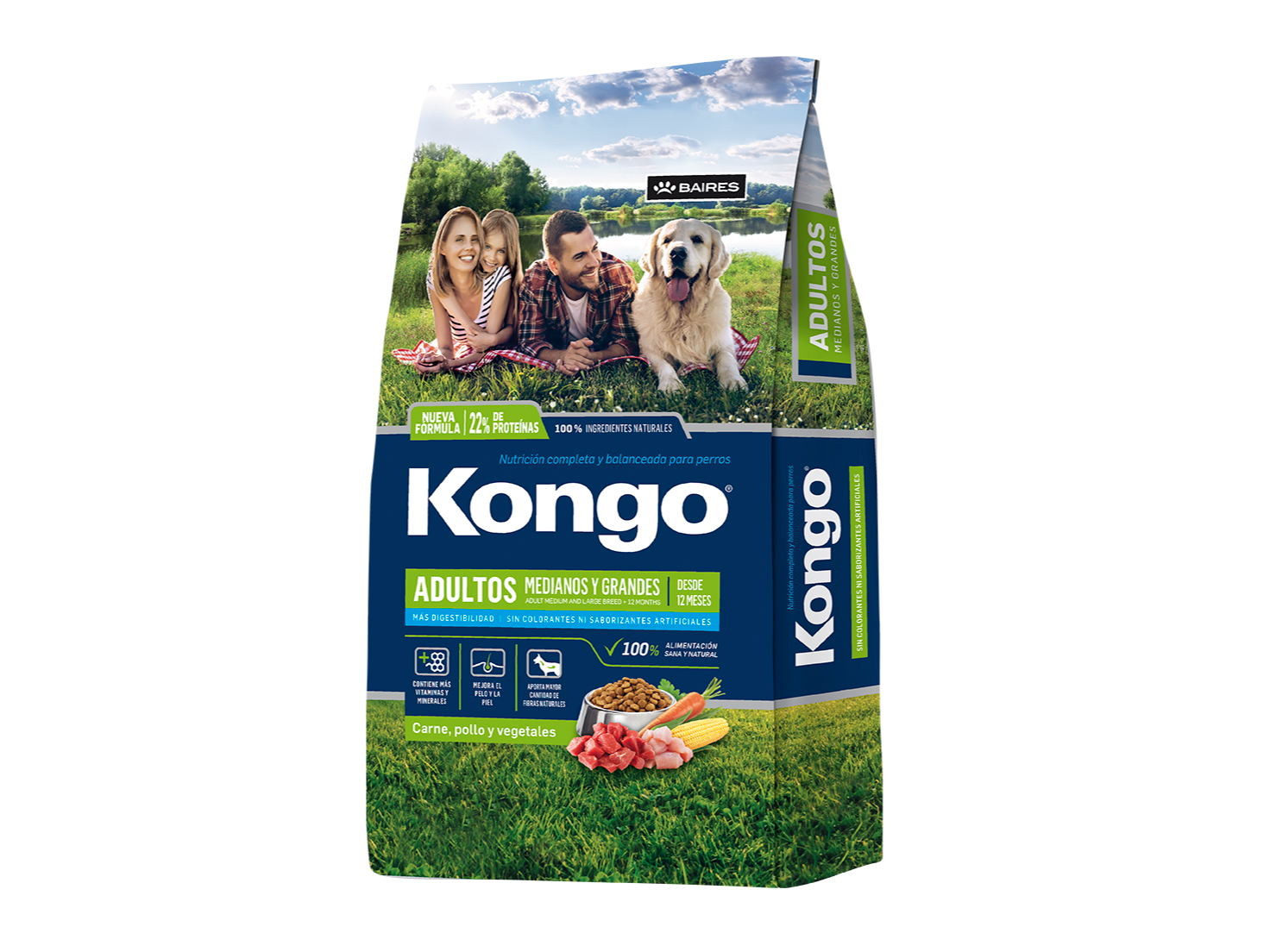 Kongo Natural Adultos Med y Grandes 21Kg