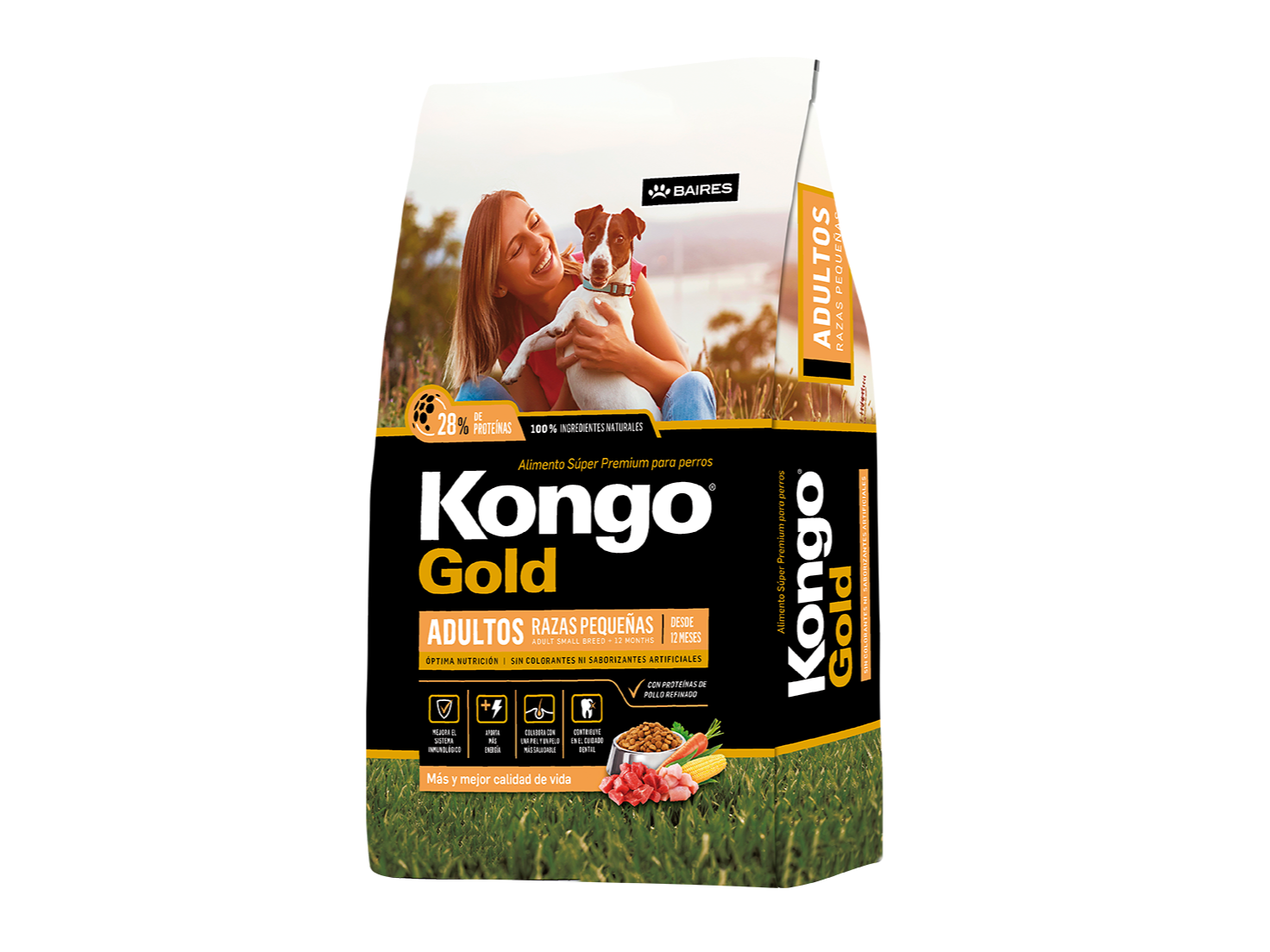 Kongo Gold Natural Adultos Razas Pequeñas 15Kg