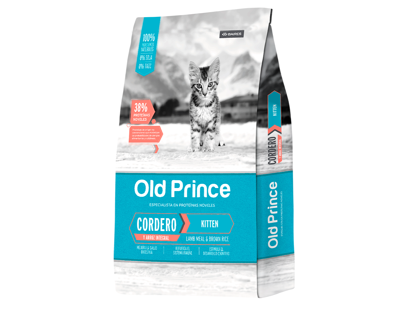 Old Prince NOVEL Cordero & Arroz gatito 3Kg