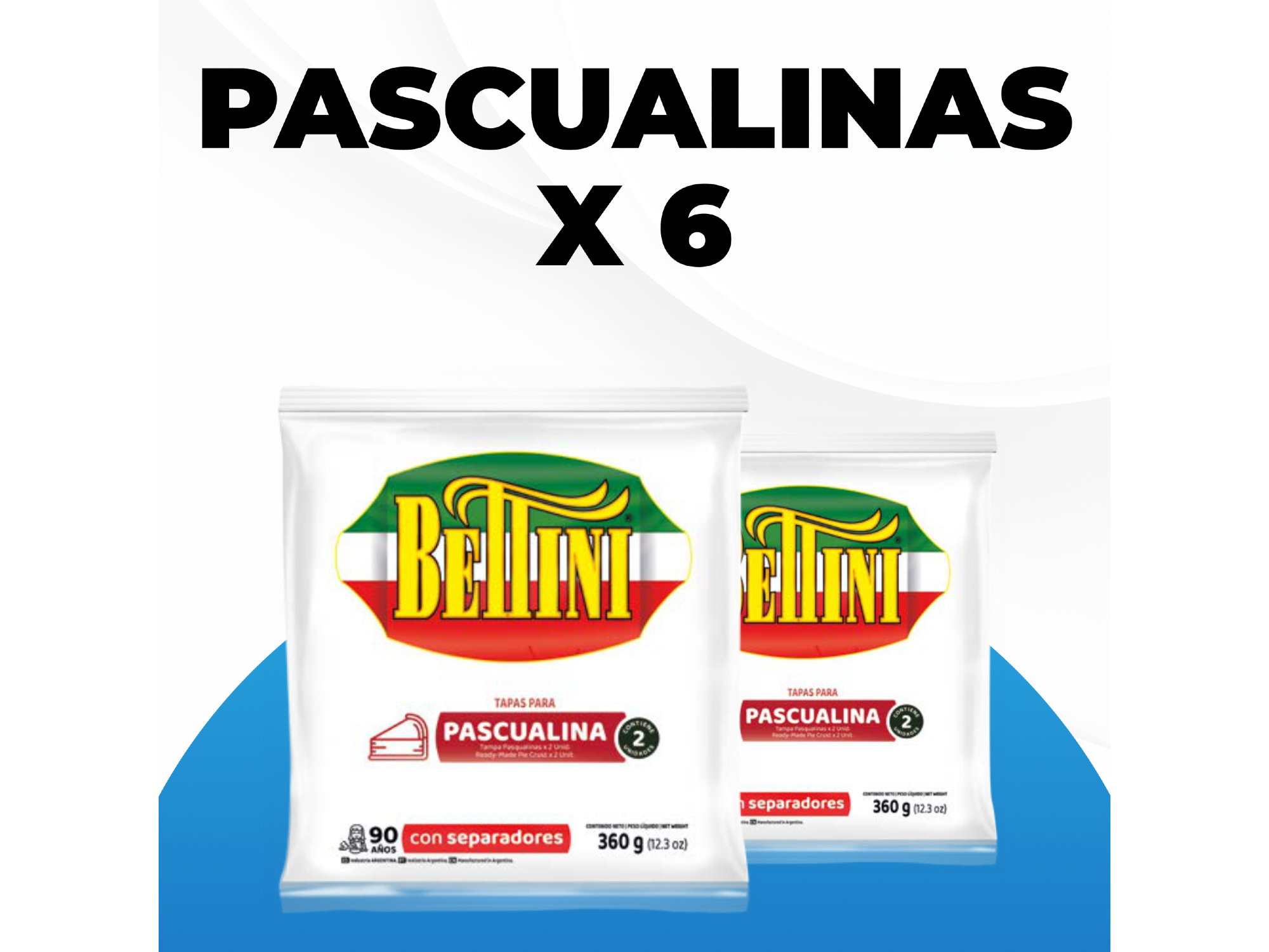 PASCUALINAS X 6