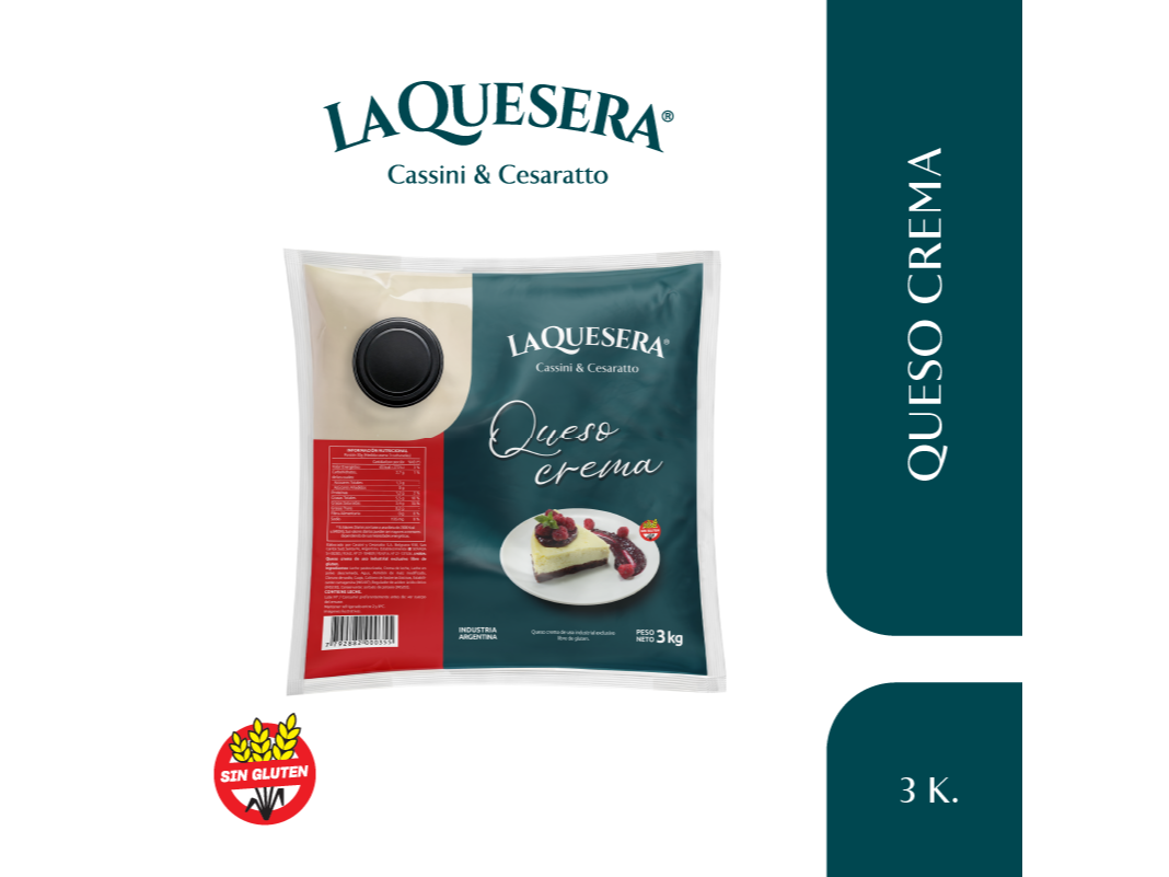POUCH QUESO CREMA 3KG
