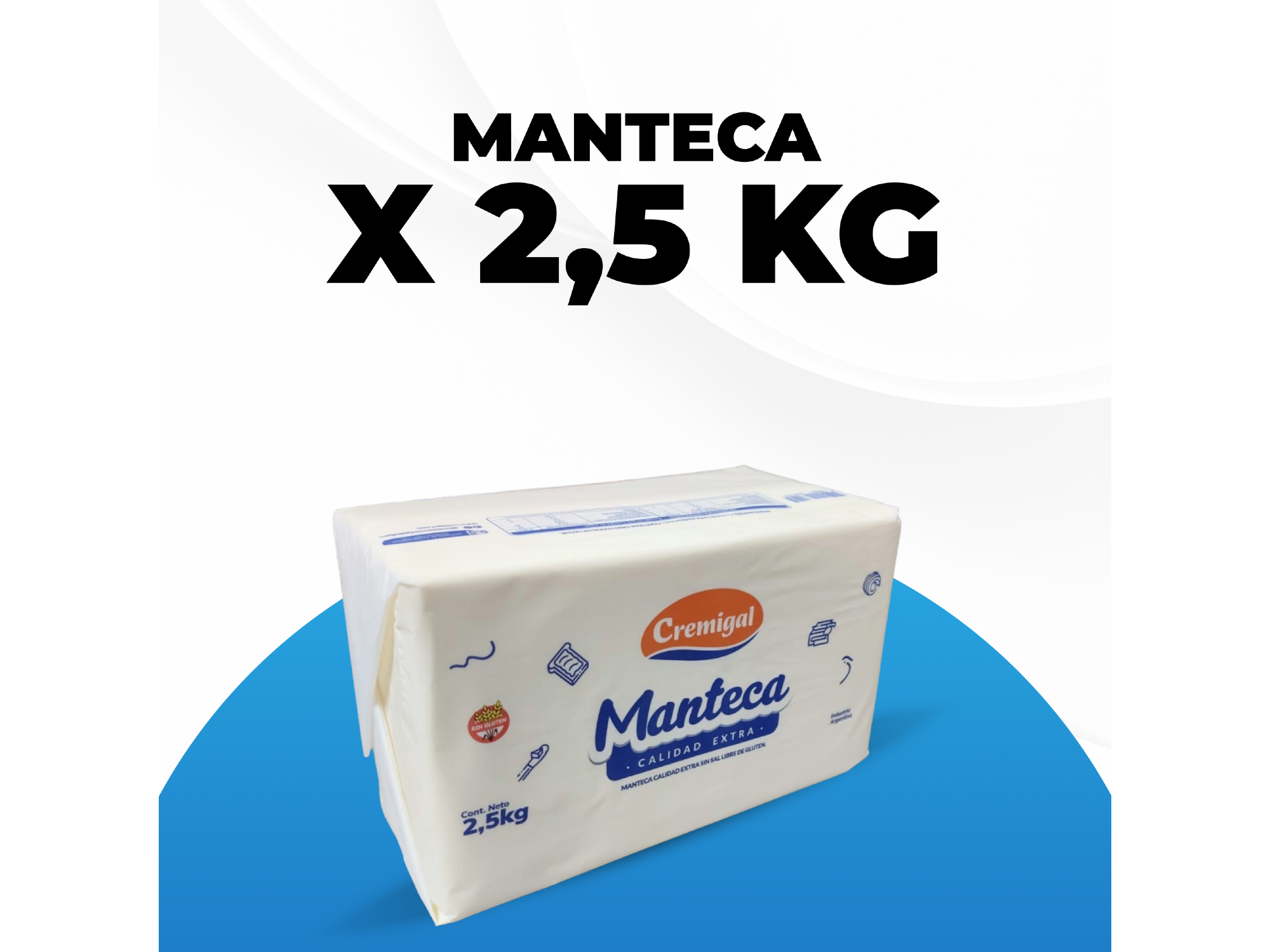 MANTECA X 2.5 Kgr.