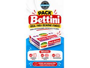 PROMO BETTINI PARA RECAUDAR FONDOS de Lacteos y fiambres avenida mayorista