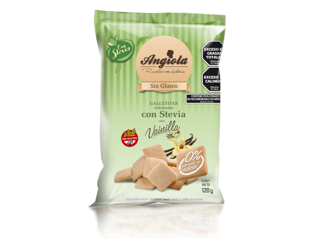 Galleta vainilla con stevia