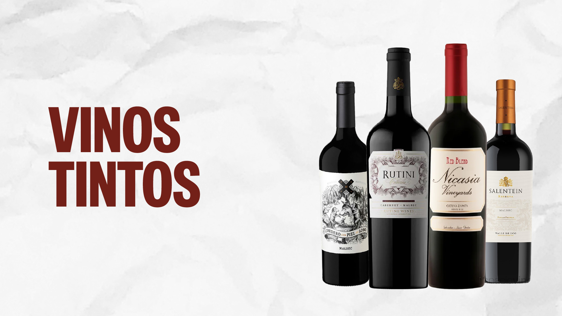 Vinos tintos