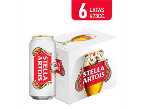 stella artois lata de Copa v almacen de bebidas