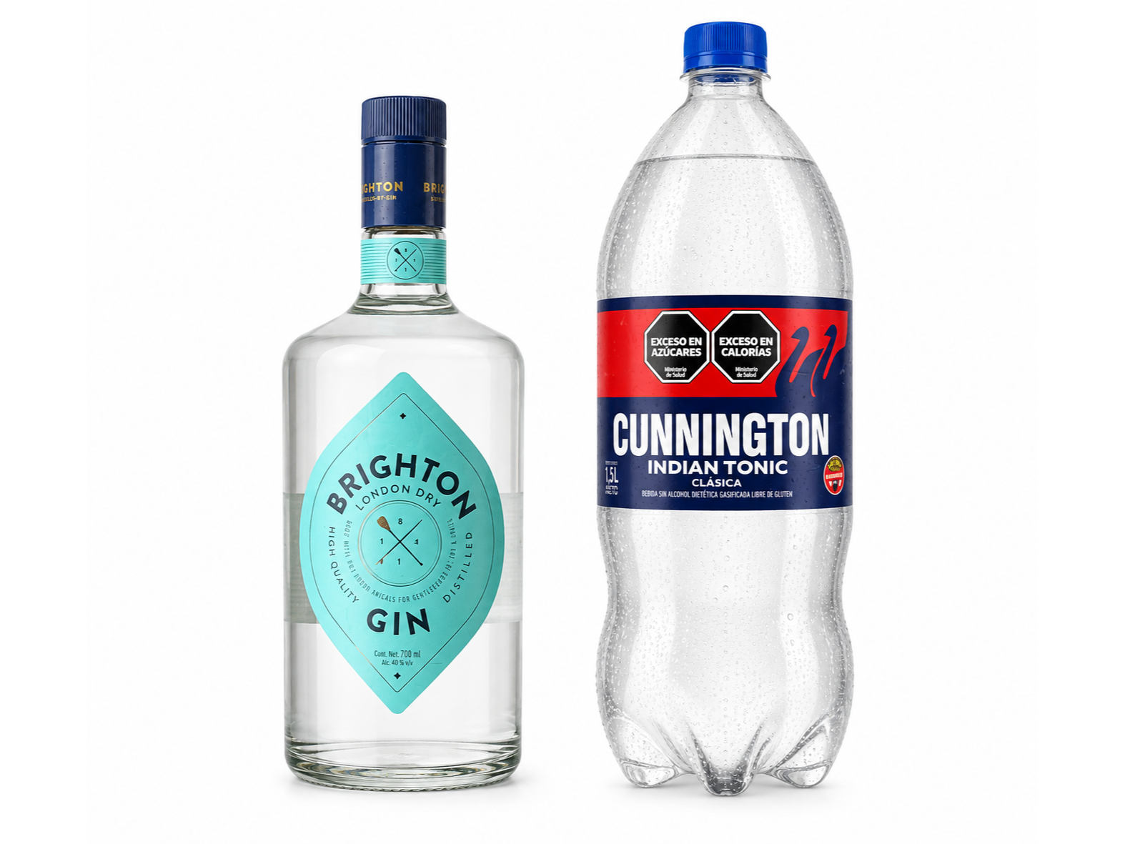 Gin Brighton +2 Tonicas 1.5L