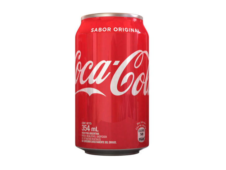 Lata coca cola 354cc