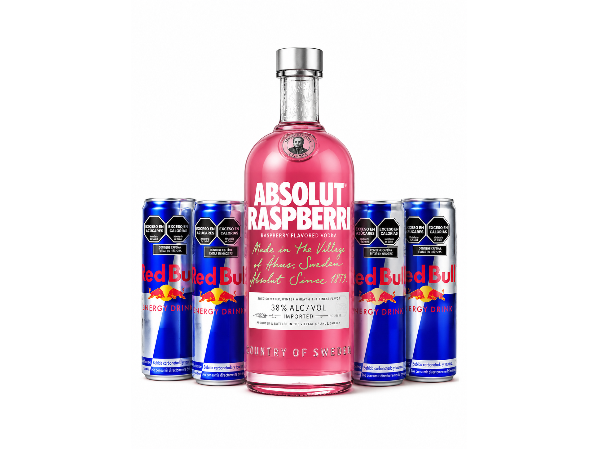 Promo Absolut + 4 Red Bull