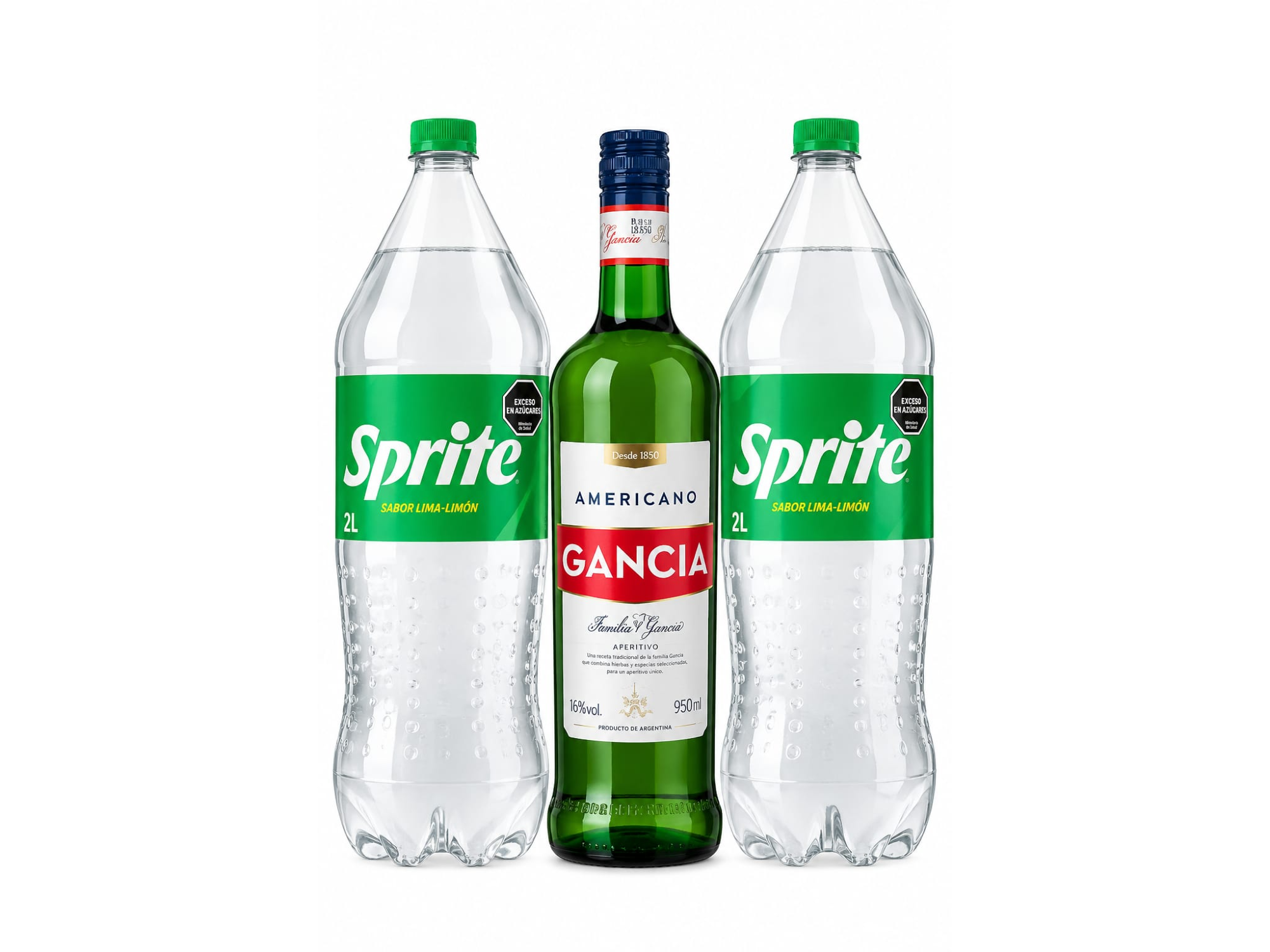 Promo Gancia + 2 Sprite