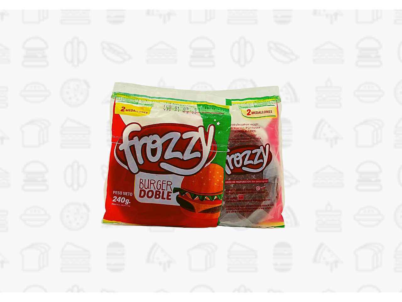 HAMBURGUESAS  FROZZY 112 GR