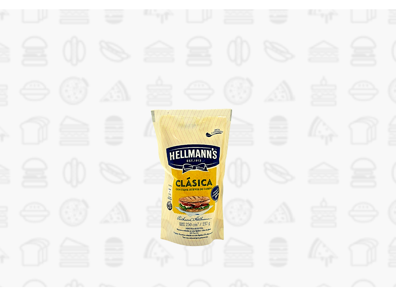 MAYONESA HELLMANS 250G