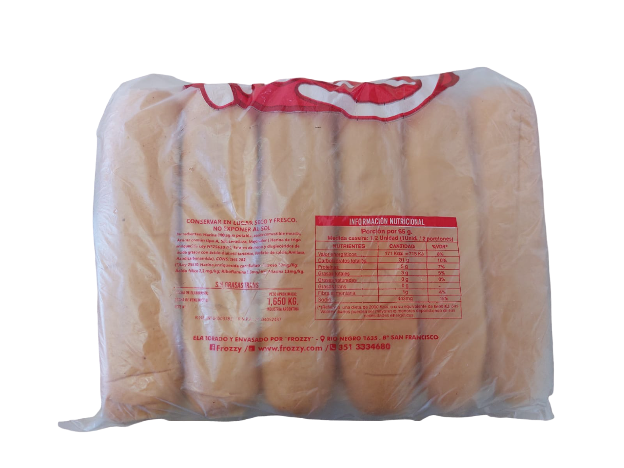 PAN PARA PANCHO X 12 UNIDADES
