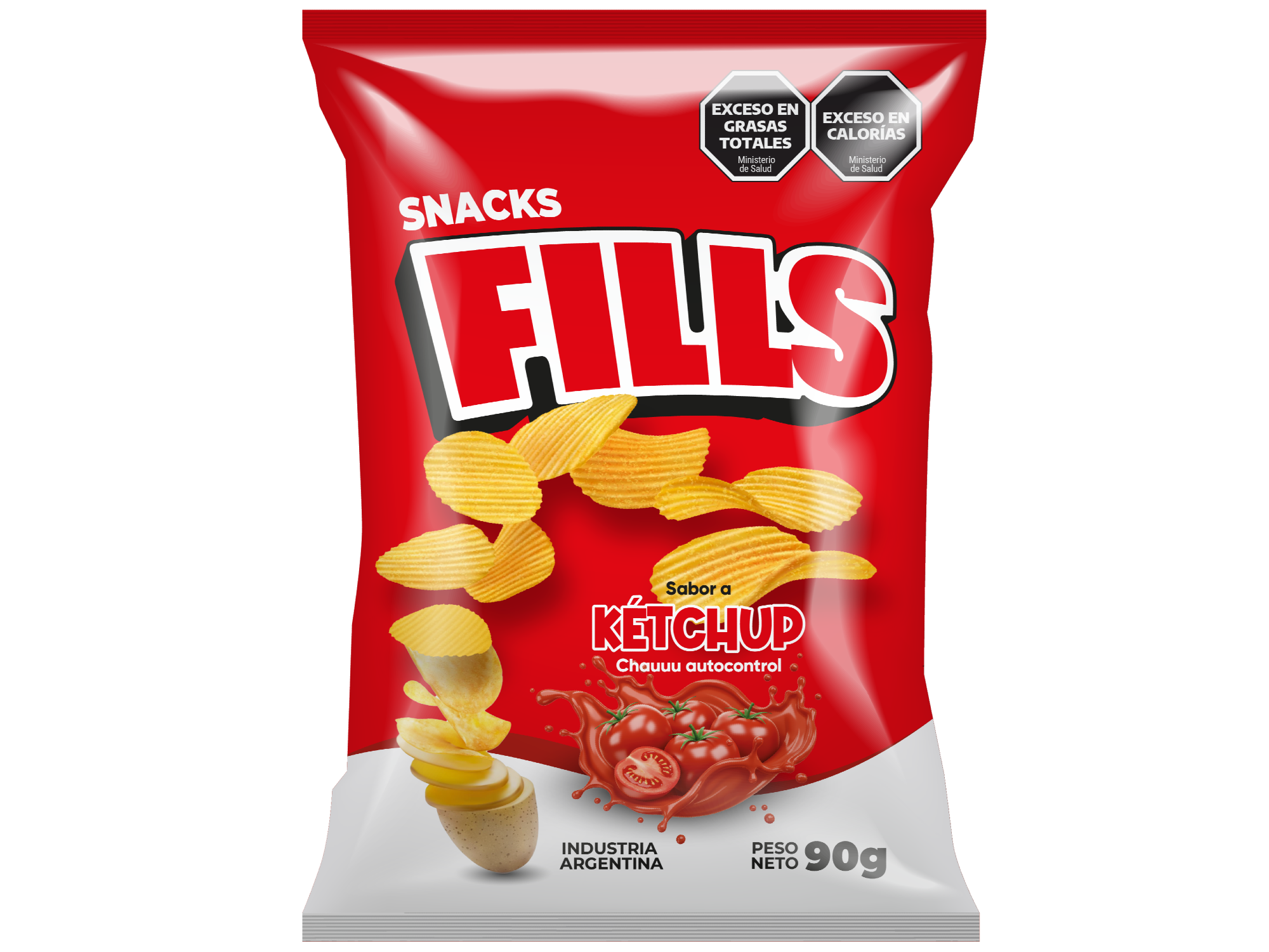 PAPAS SABOR KETCHUP FILLS