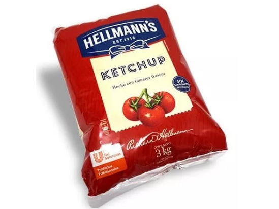KETCHUP HELLMANS X 3 Kg