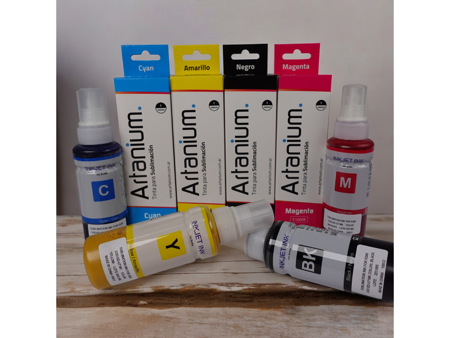 Tinta Sublimación Premium Artanium x 100cc