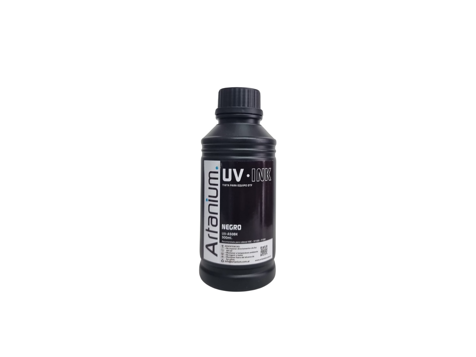 Tinta UV DTF Artanium Negra A50 x 500cc