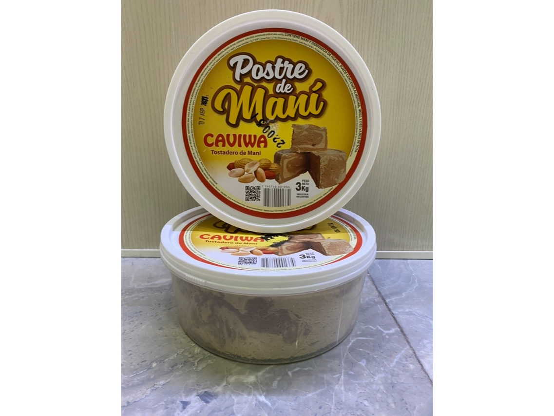 Postre de mani xkg (mantecol)