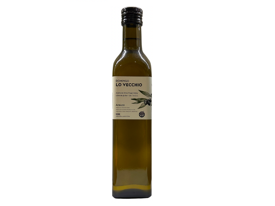 Aceite de oliva x500 "Lovechio" vidrio