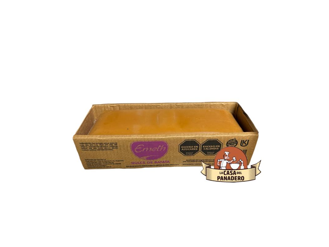 Dulce de Batata "Emeth" en Cajon de 5kg.