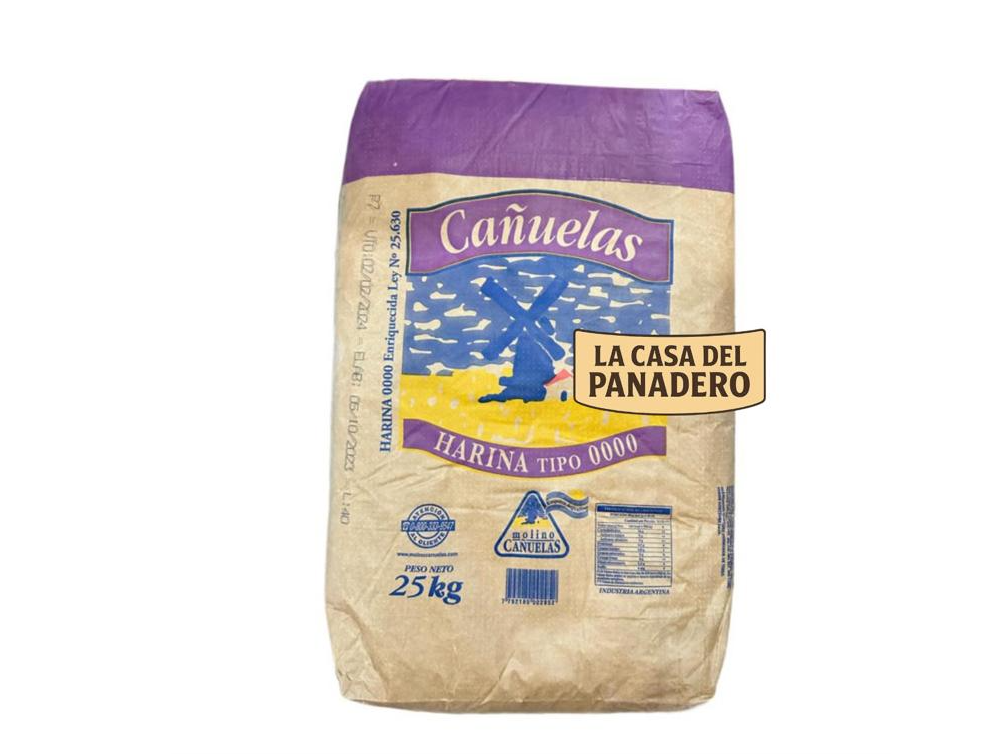 Harina 0000 Cañuelas x 25kg.