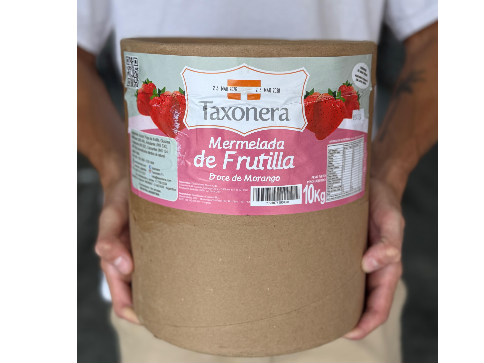 Mermelada Taxonera Frutilla x10kg