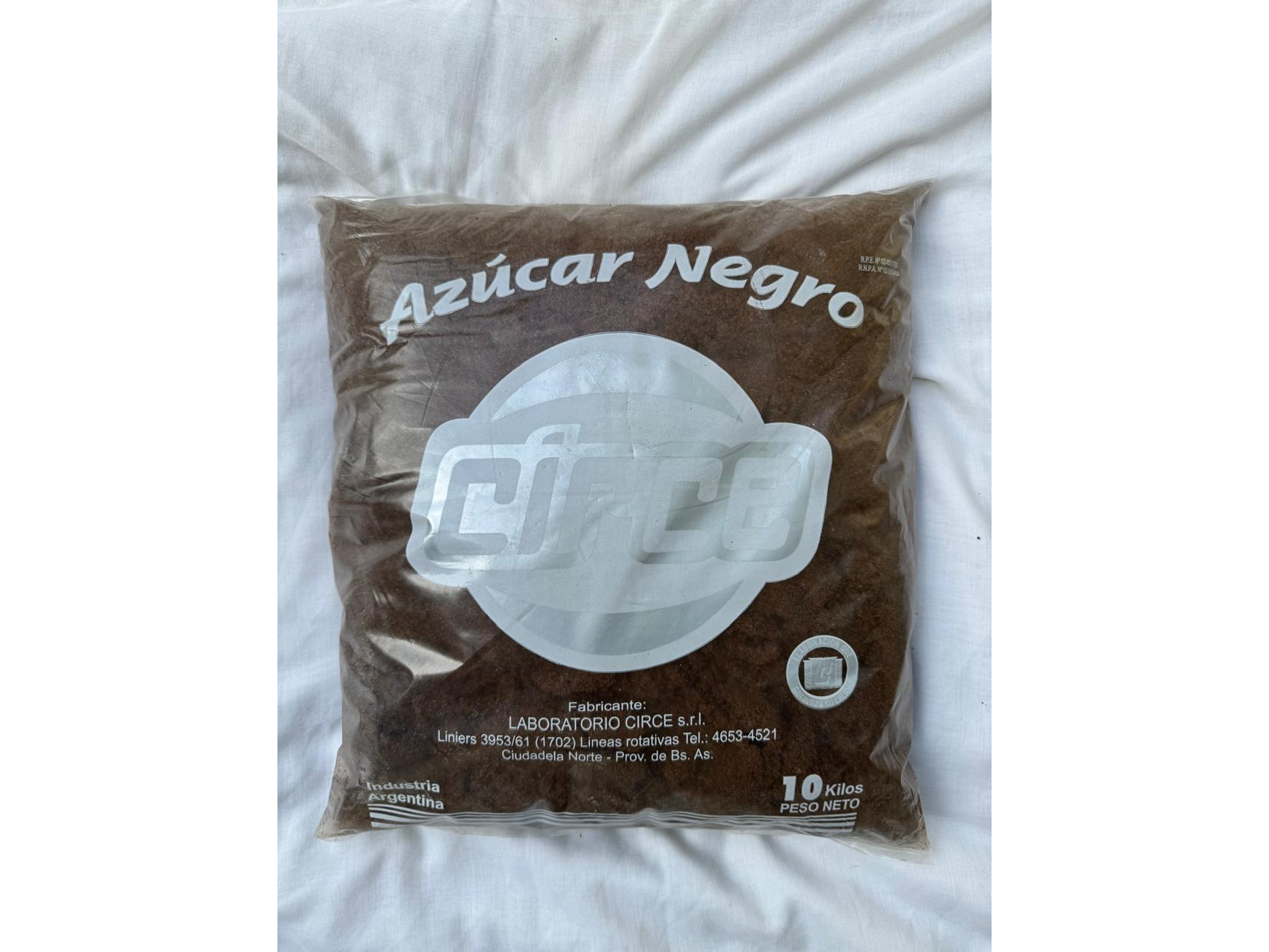 Azúcar Negra x 10 kg. Circe