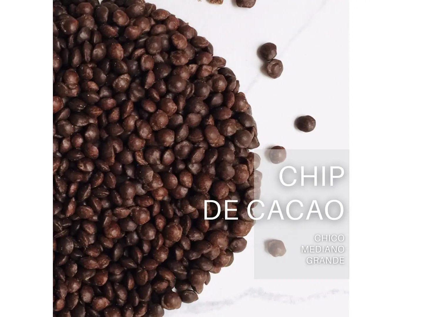 Chip de Cacao Negro semiamargo x kg