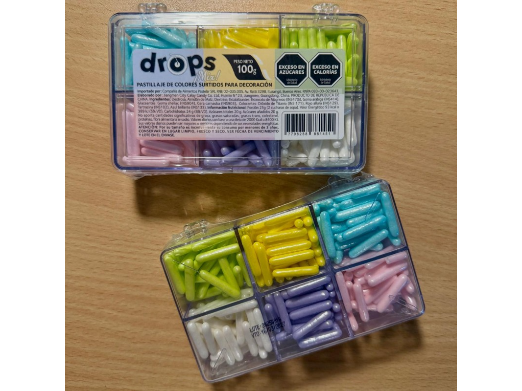 Drops x100gr Pastelar