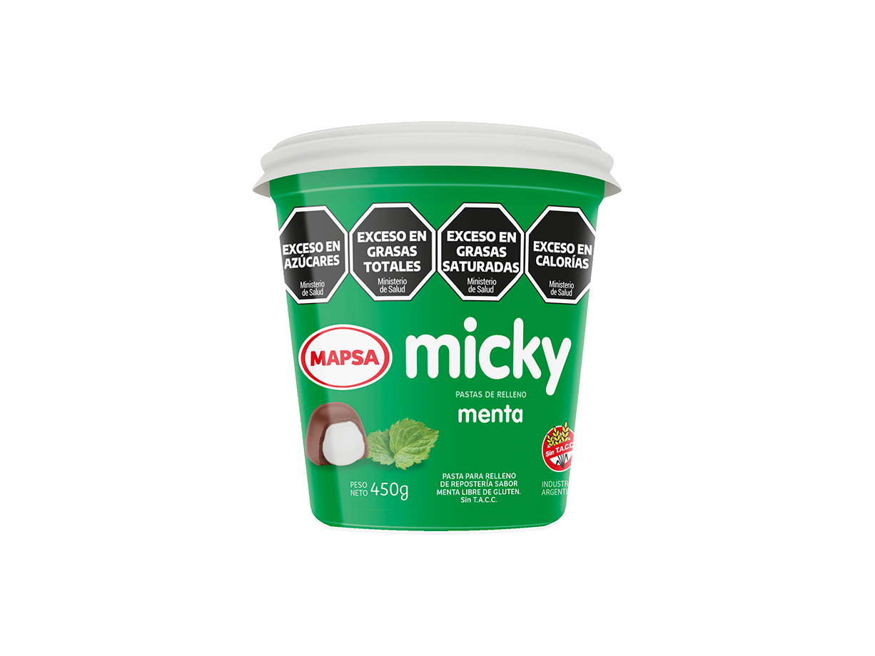 Pasta untable "Micky" menta