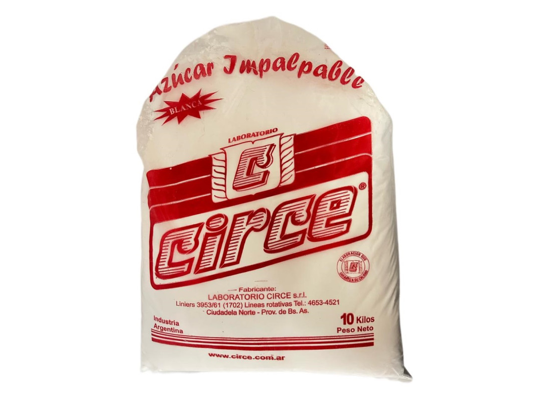 Azúcar Impalpable Circe x 10Kg.