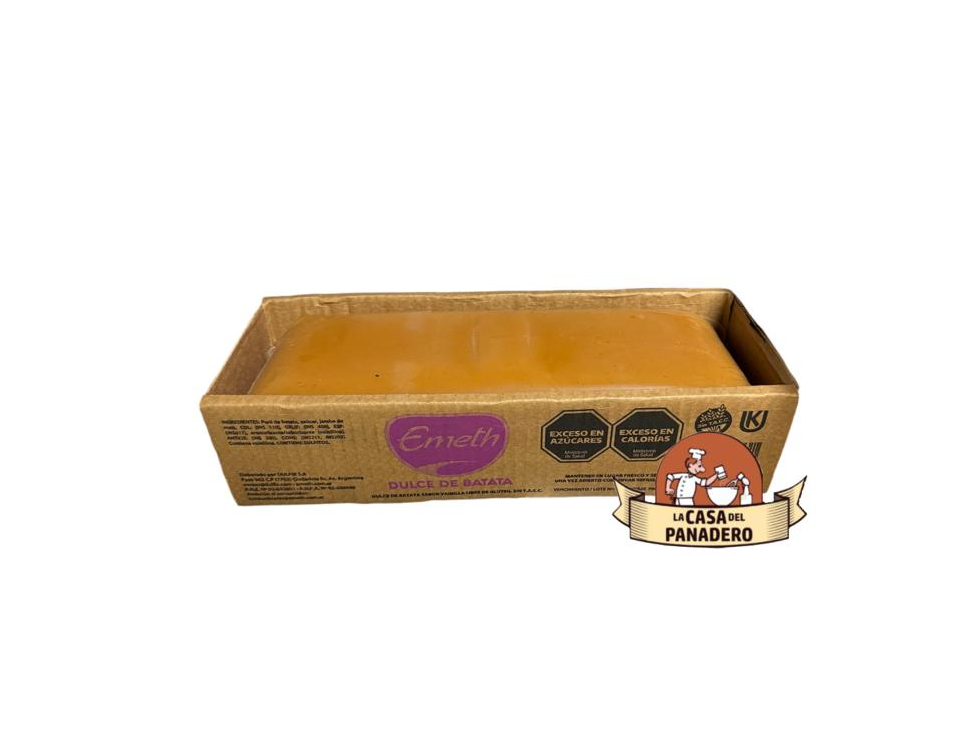 Dulce de batata Emeth en cajon x2kg