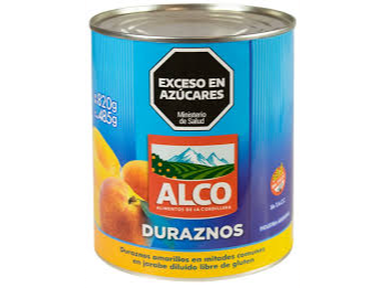 Durazno x 820grs Mitades "Abeto"