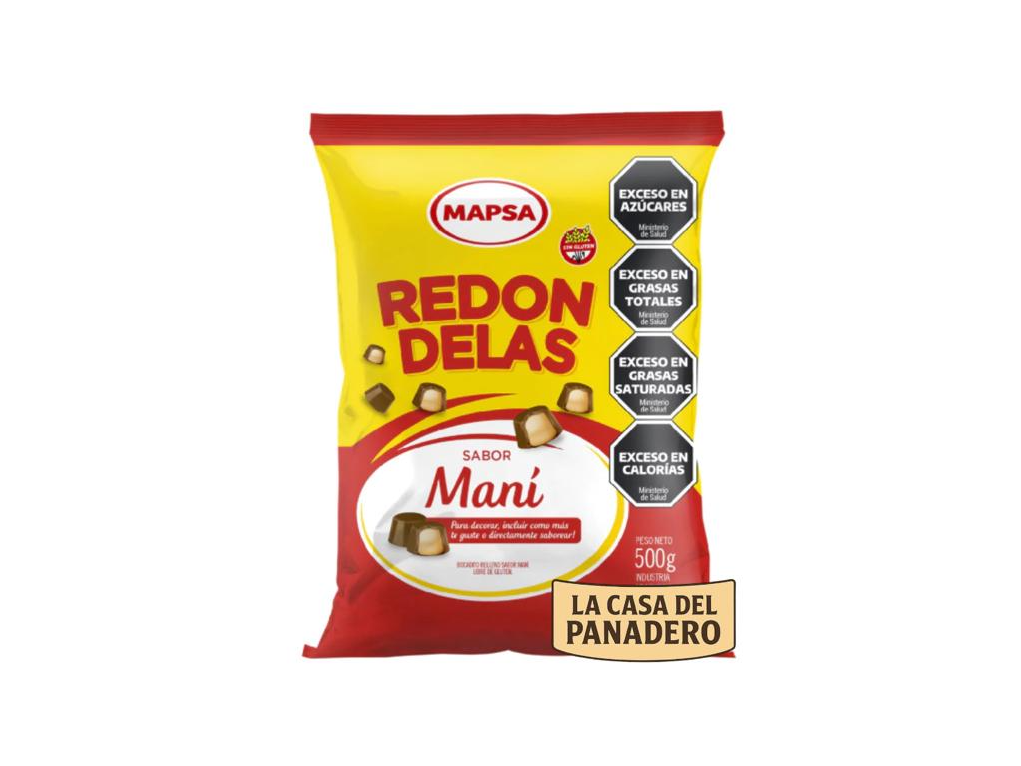 Bombon redondela rellenas Mani