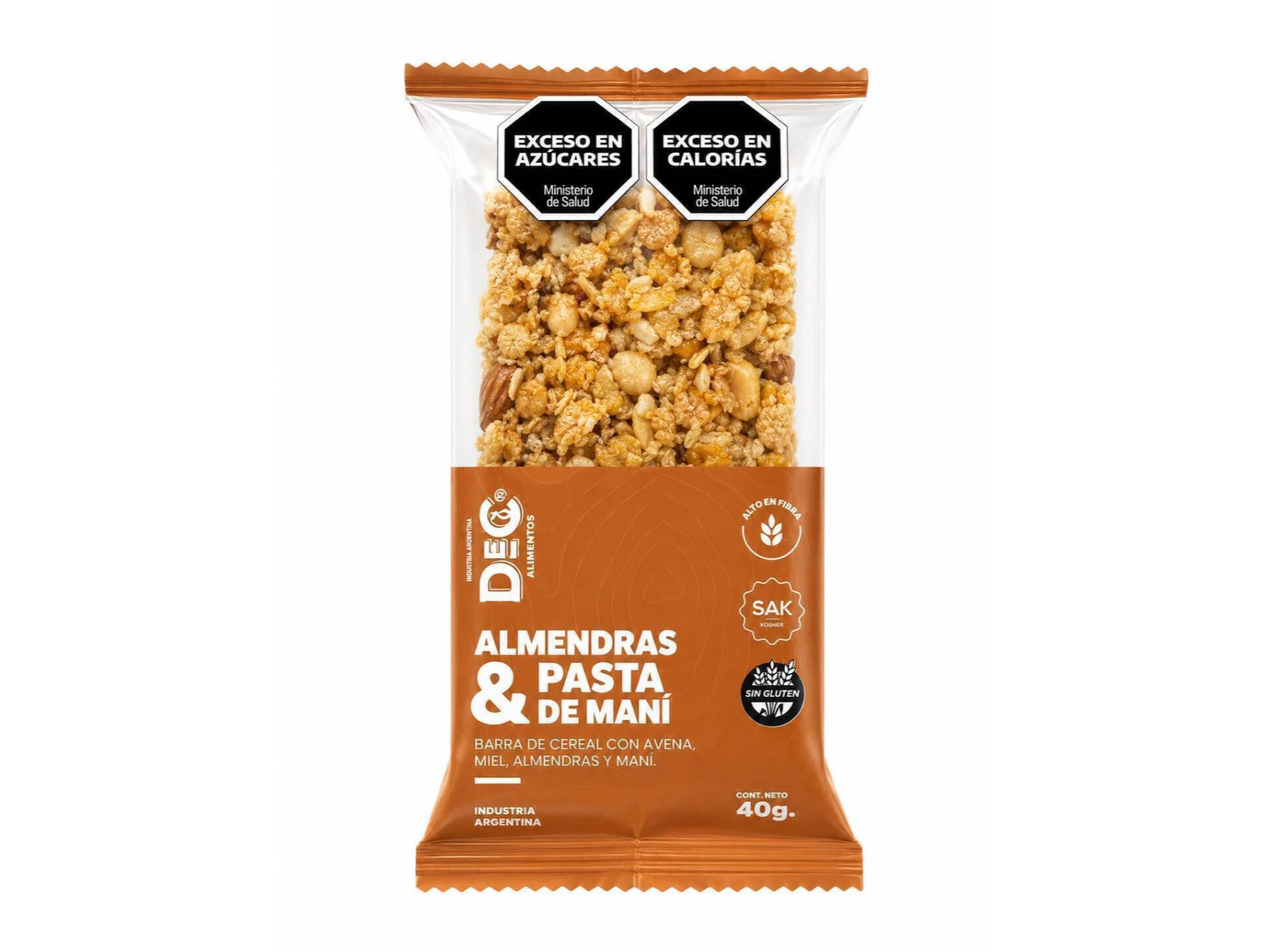 Barrita de cereal DEC x40gr