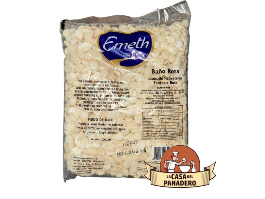 Chocolate "Emeth" Blanco en Botones