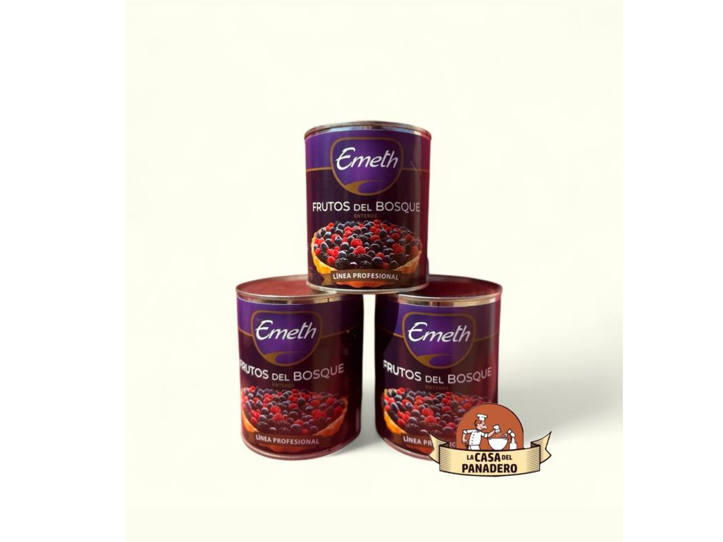 Pulpa de frutos del bosque en lata x900gr