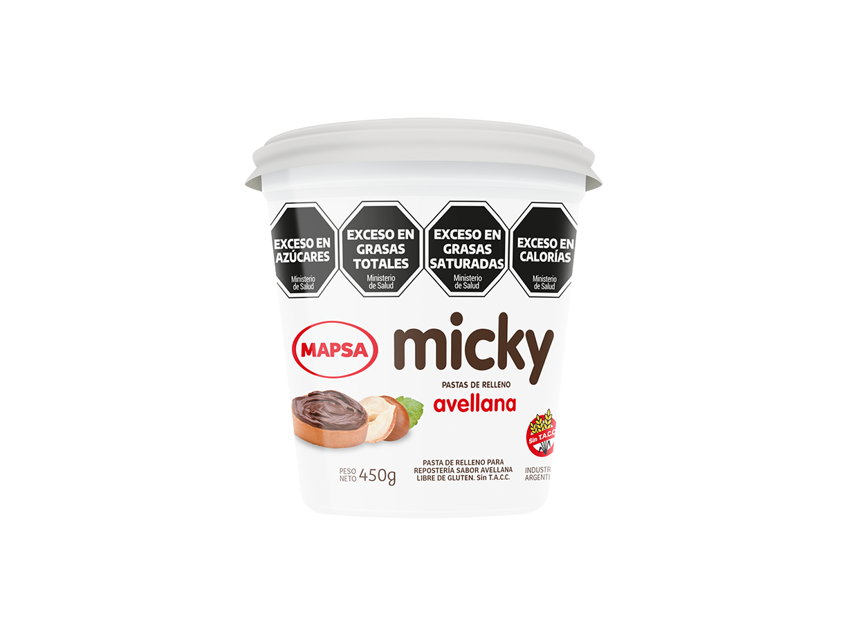 Pastas untable "Micky" avellana