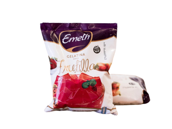 Gelatina Emeth de Frutilla x 500g.