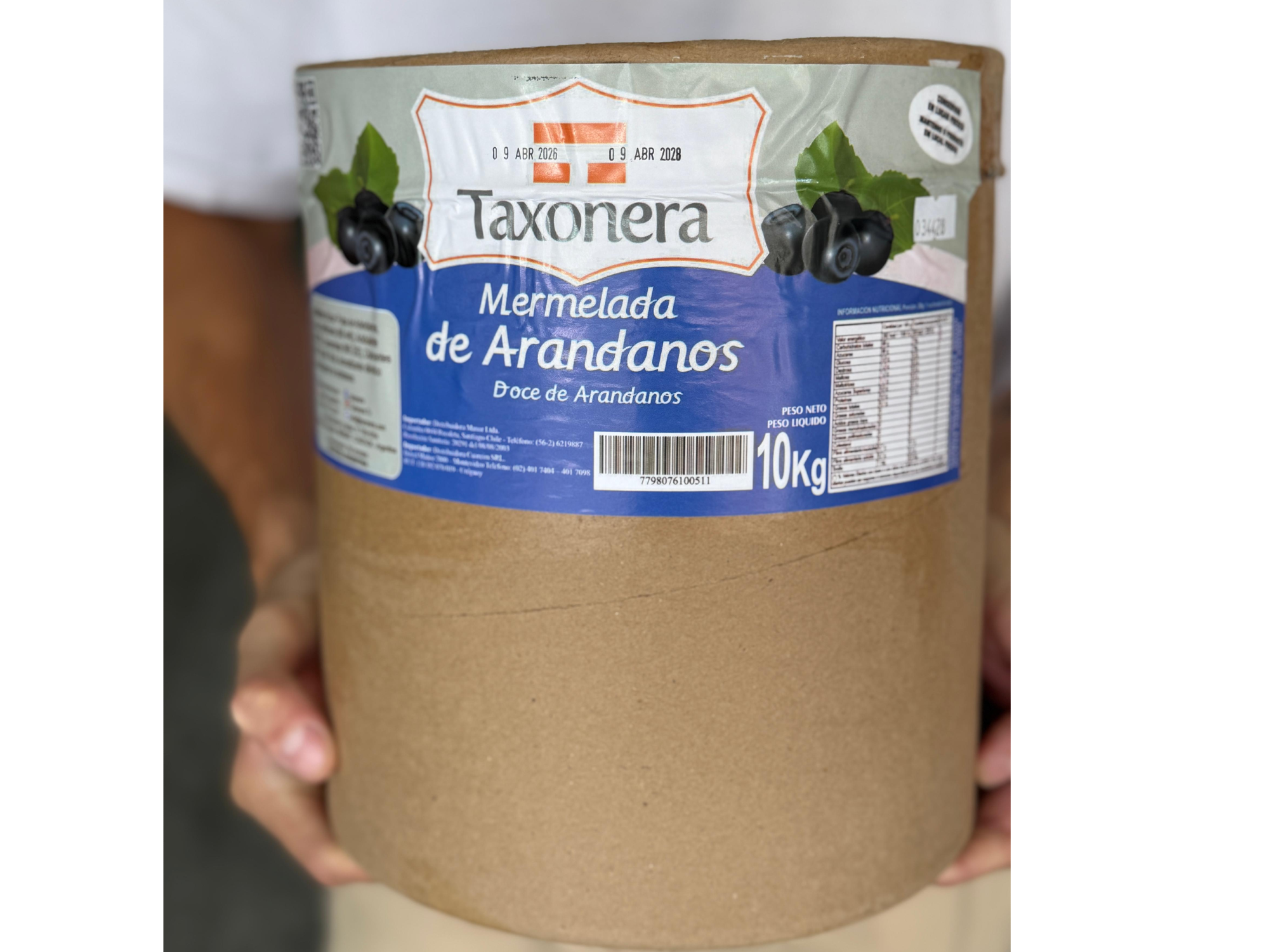 Mermelada Taxonera Arandanos x10kg
