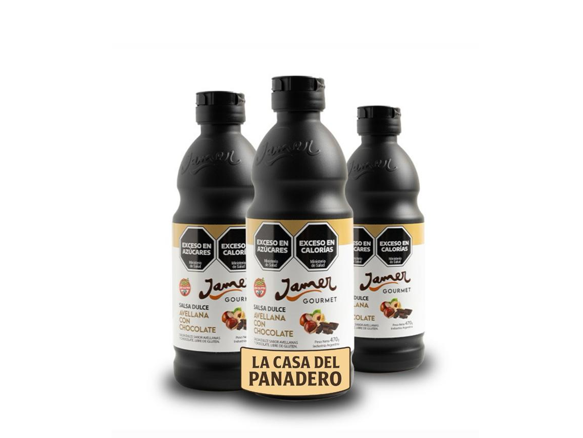 Salsas Gourmen Jamer x470gr Avellana con chocolate