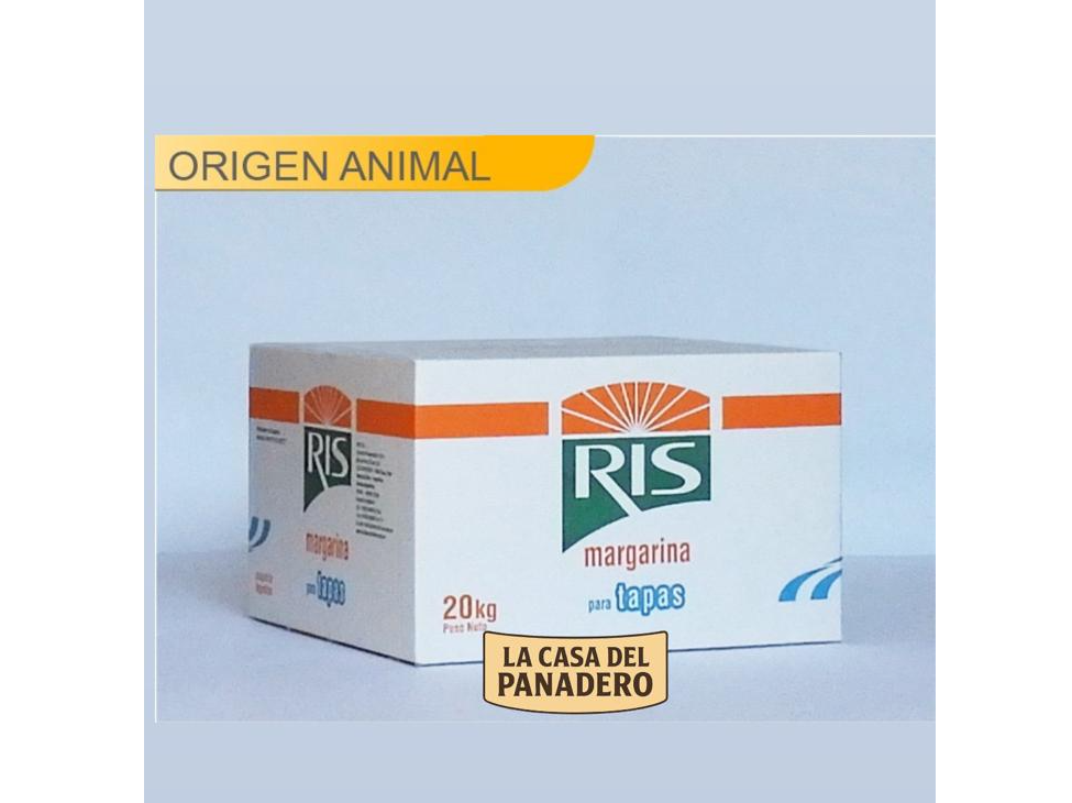 Margarina Hojaldre Ris x 20 kg Tapas
