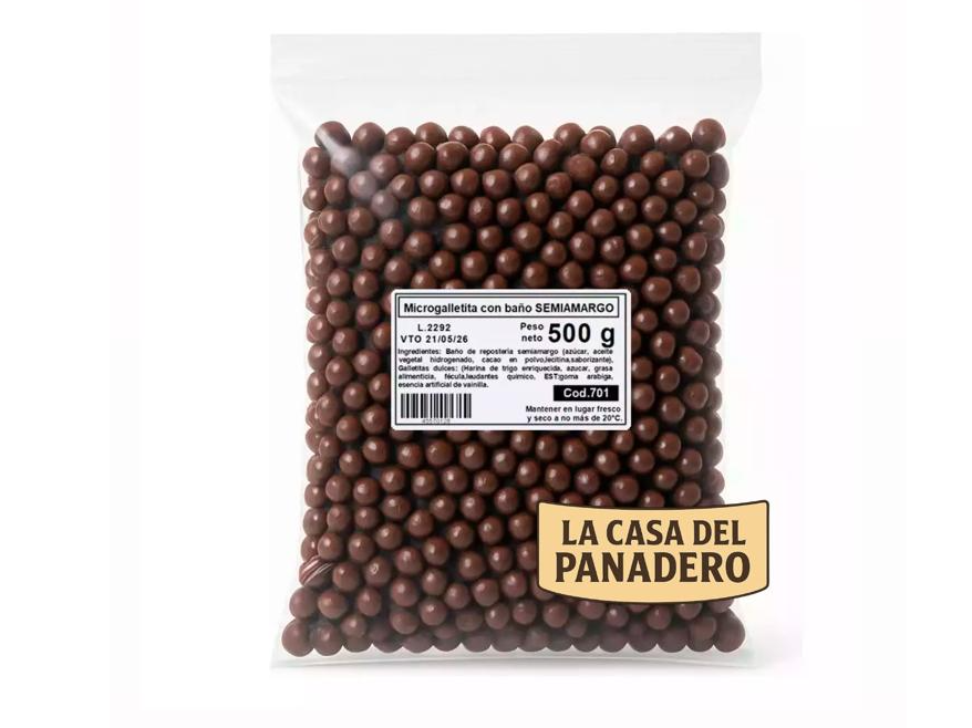 Micro galletitas semiamarga