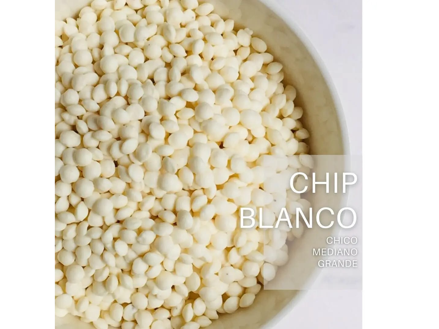 Chip de Cacao Blanco x kg