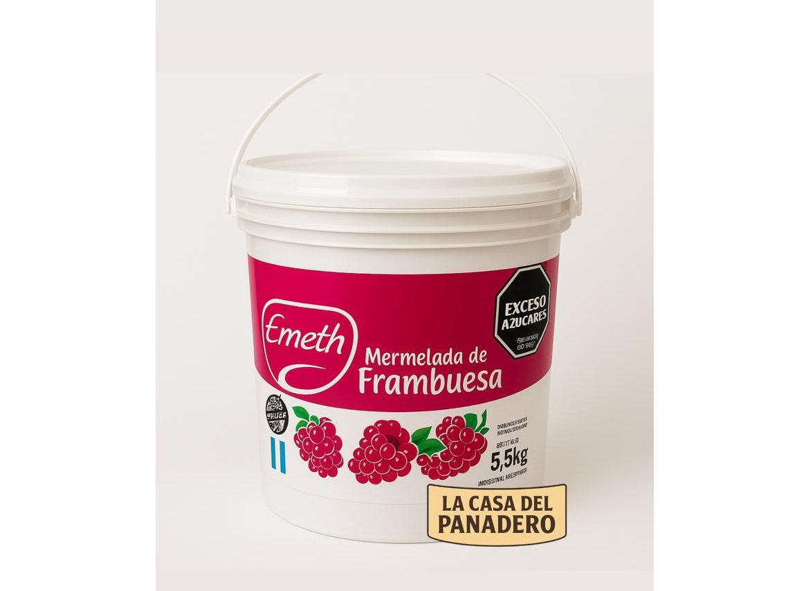 Mermelada de Frambuesa en balde x 5,5kg
