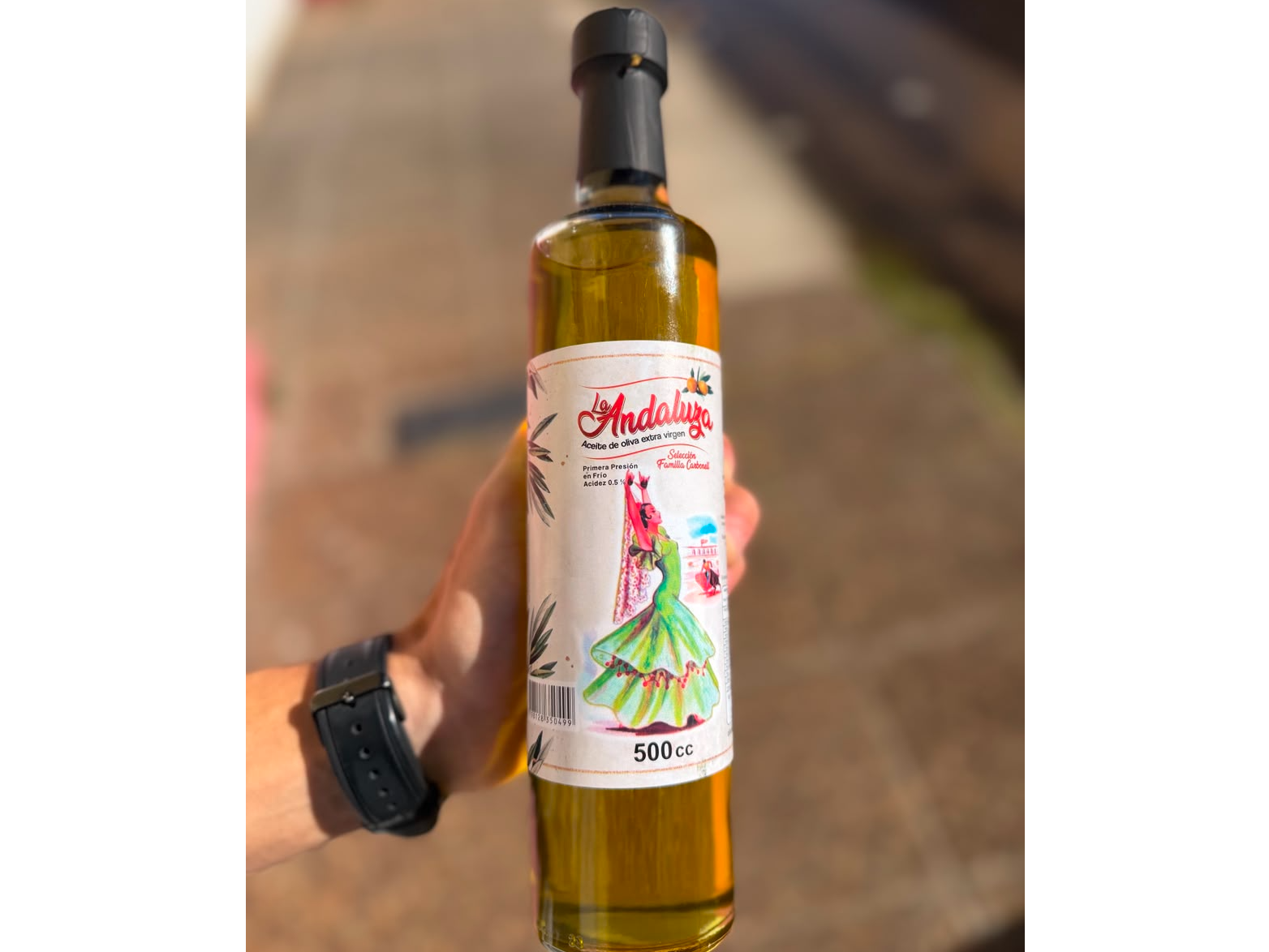 Aceite de oliva Extra virgen x500cc La Andaluza